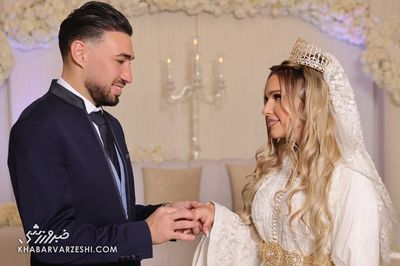 منیر الحدادی داماد شد؛ لباس سنتی بر تن ستاره استقلال +تصاویر