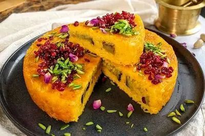 طرز تهیه ته‌چین، بدون تخم مرغ