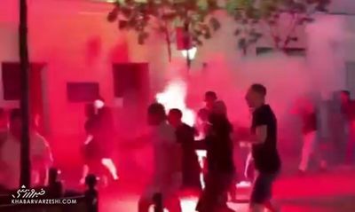 ویدیو| درگیری هواداران آرسنال و پاری‌سن‌ژرمن در بوداپست!