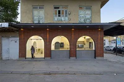 معماری جالب یک کافی‌شاپ تیک اِوِی در سپیدان
