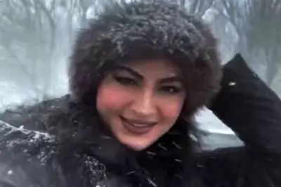 آواز احساسی؛ مریم مومن و شوهرش تو کندوان برفی عشق به پا کردن