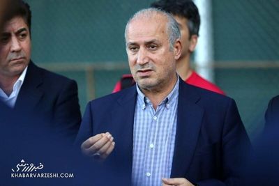 ویدیو| مهدی تاج: ۱۰۰ هزار دلار و پول هواپیما و هتل دادیم تا این تیم با ما بازی کند!