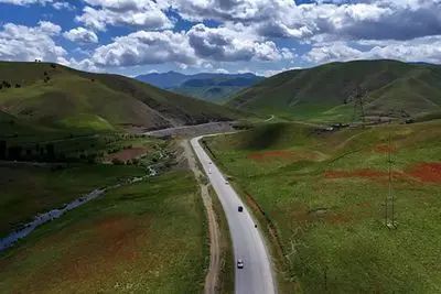 چند نما از جاده‌های کردستان که می‌توان تا ابد در آن‌ها راند
