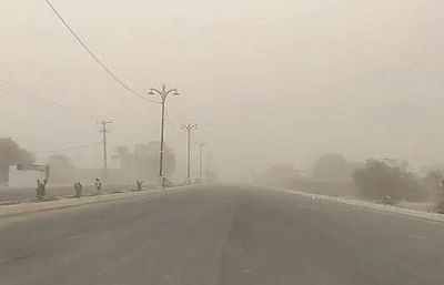 هواشناسی: طوفان ۱۰۸ کیلومتری در زابل؛ گرد و خاک دید افقی را به ۱۵۰۰ متر رساند