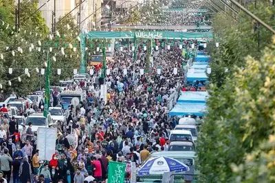 رجزخوانی بلاگر افغانستانی در راهپیمایی ده کیلومتری غدیر