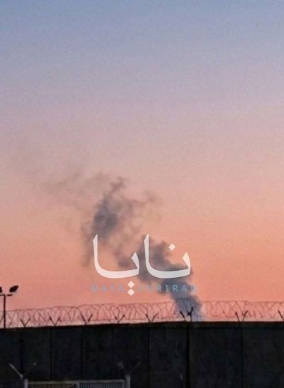 عکس/ ستون دود در پایگاه «علی‌السالم» آمریکا در کویت
