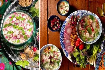 آموزش آشپزی؛ طرز تهیه آبدوغ خیار به روش سنتی + ایده های خلاقانه برای تزئین