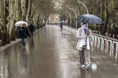 آسمان تهران ۵ روز بارانی می‌شود