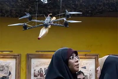 پهپاد انتحاری حزب‌الله در تجمعات شبانه تهران