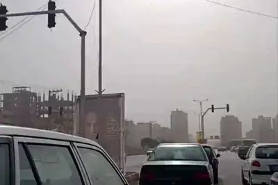 کرمان در غبار  / وقتی تنفس سخت می‌ شود + فیلم