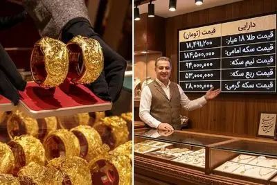 قیمت طلا و سکه امروز دوشنبه 18 خرداد؛ جهش دلار جلو ریزش طلا را گرفت