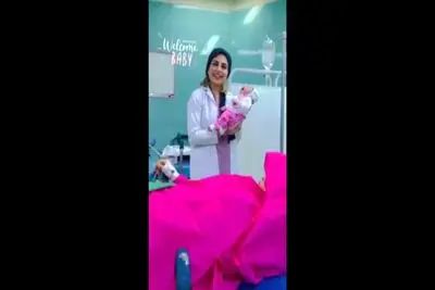 فیلم زایمان کوچولوترین مادر ایرانی  ! / مادر خودش هنوز عروسک بود! / الیسا در آغوش خانم دکتر