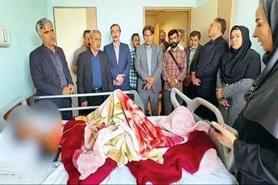 دختر سنندجی روی تخت بیمارستان به حرف آمد