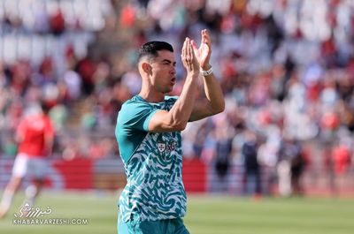 شال افتخار بر گردن رونالدو؛ دیدار CR7 با رئیس‌جمهور پرتغال +عکس