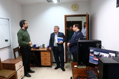 بازدید رئیس شورای اطلاع‌رسانی دولت از تحریریه پاد